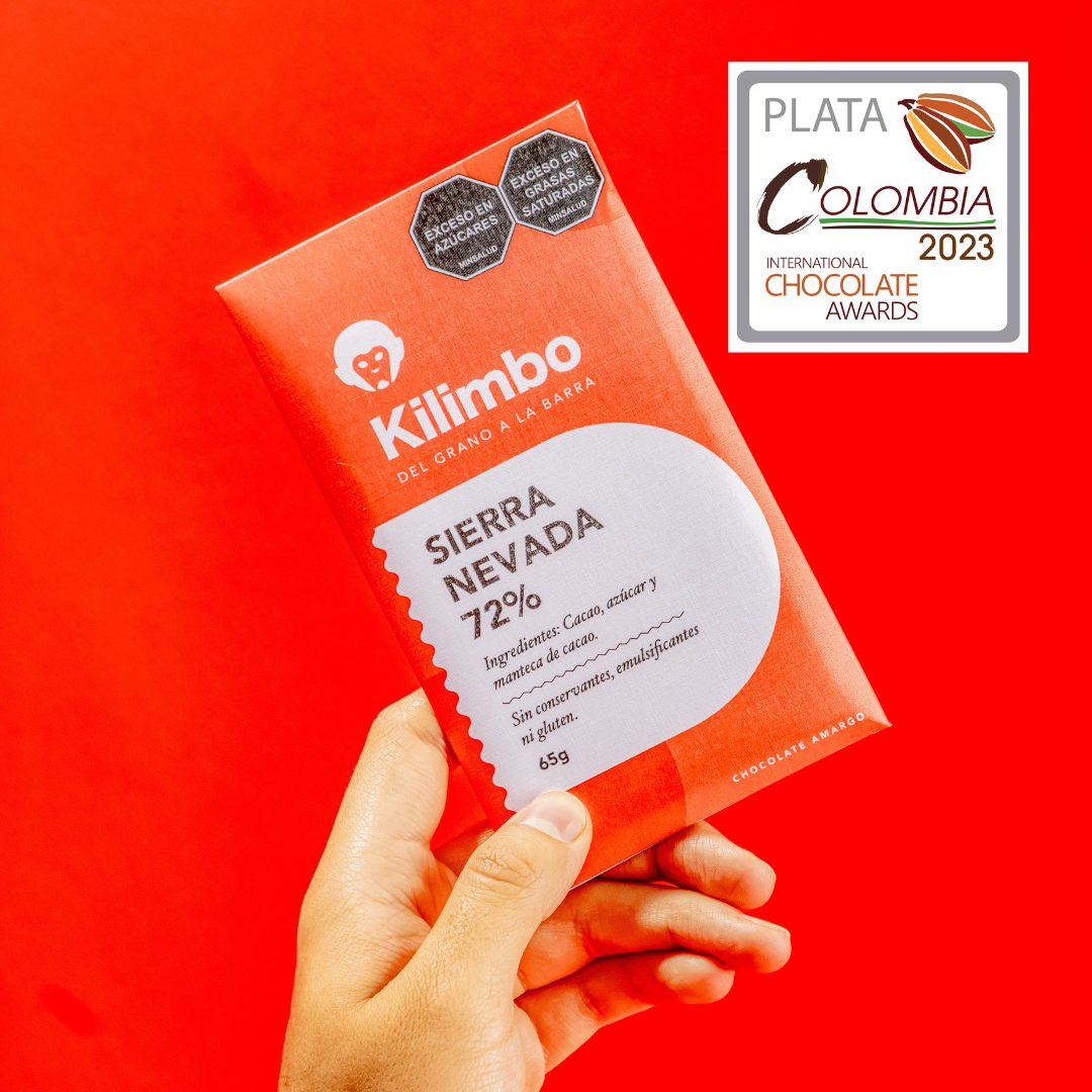 Barra de chocolate 72% cacao de Sierra Nevada