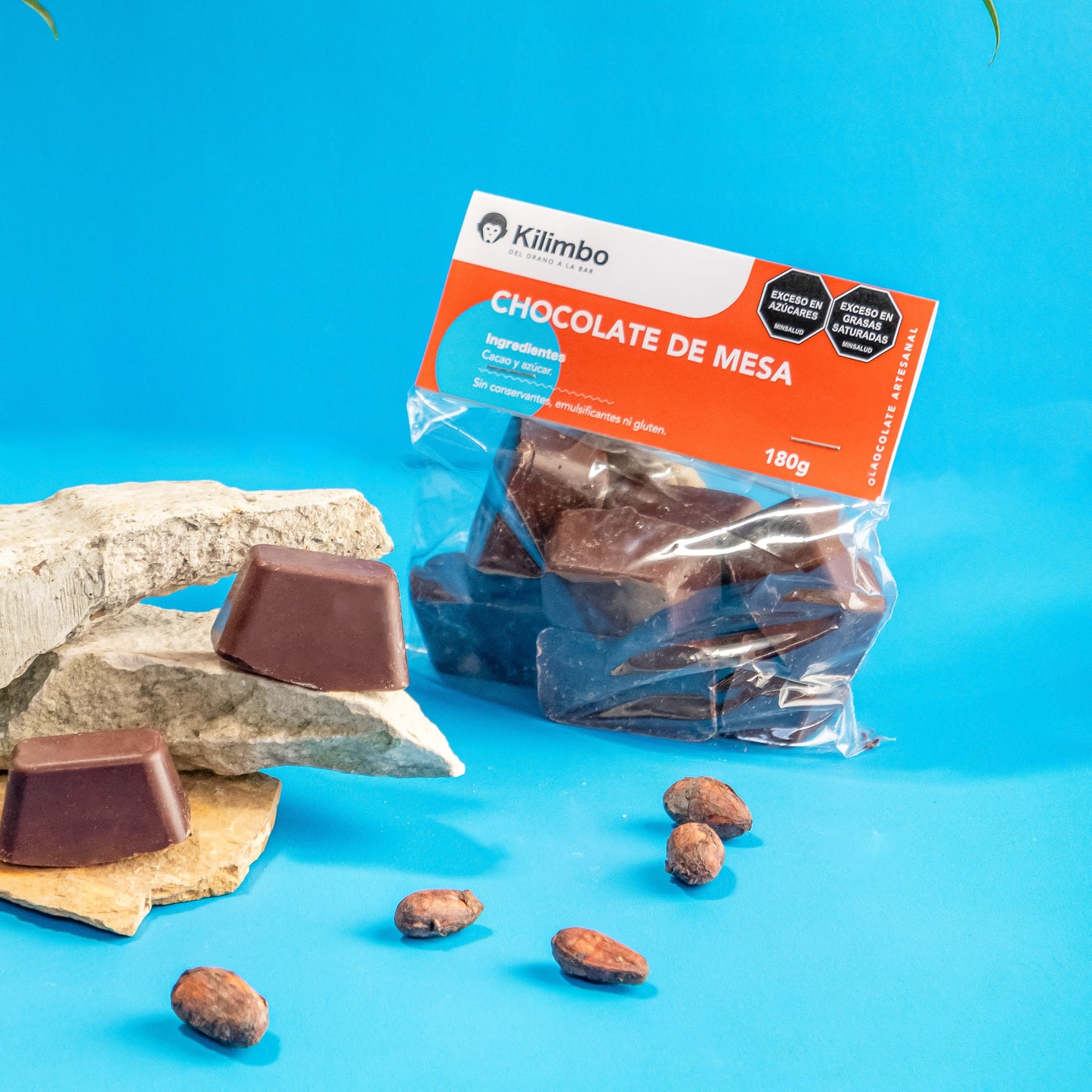 Chocolate de mesa en pastillas