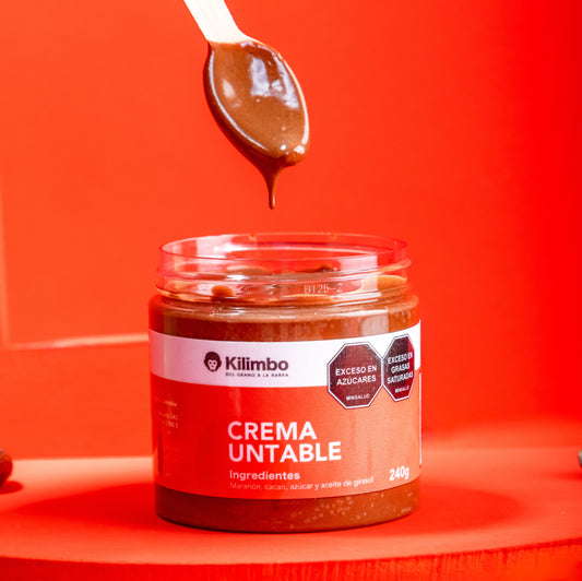 Crema untable de marañón y cacao