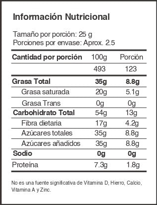 Chocolate de mesa en pastillas