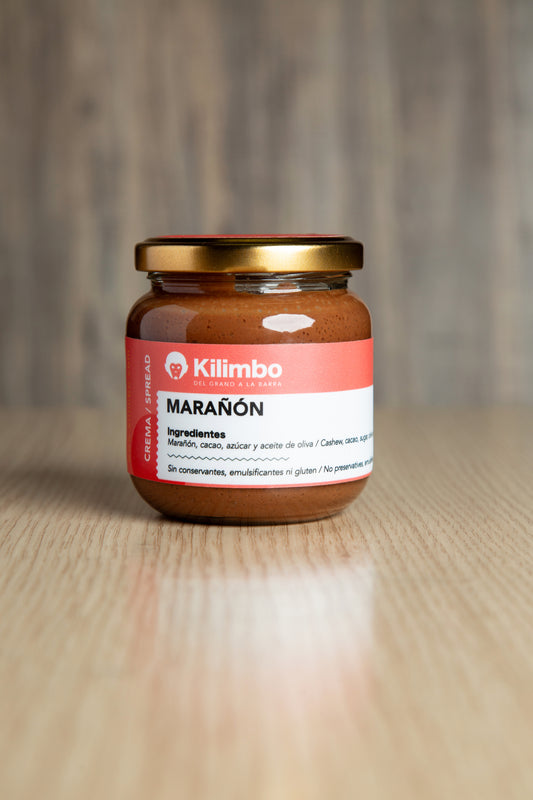 Crema untable de marañón y cacao